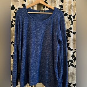 Buffalo David Bitton Heathered Blue Top~ XL